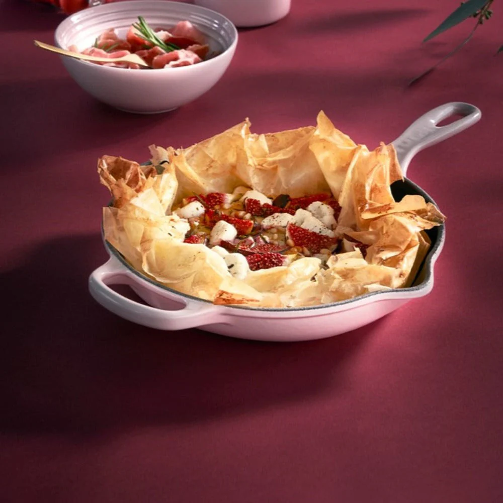 Sarten Skillet Lisa 23cm Hierro Fundido Shell Pink Le Creuset