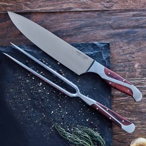 Set Tenedor y Cuchillo Asado Texas 2 Pzs Simple Cook