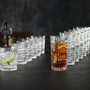 Set 12 Vasos Ethno - 6 Cortos Y 6 Largos