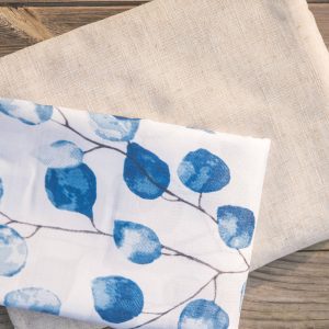 Set Mantel Lino + Mantel Antimanchas Decoexpress