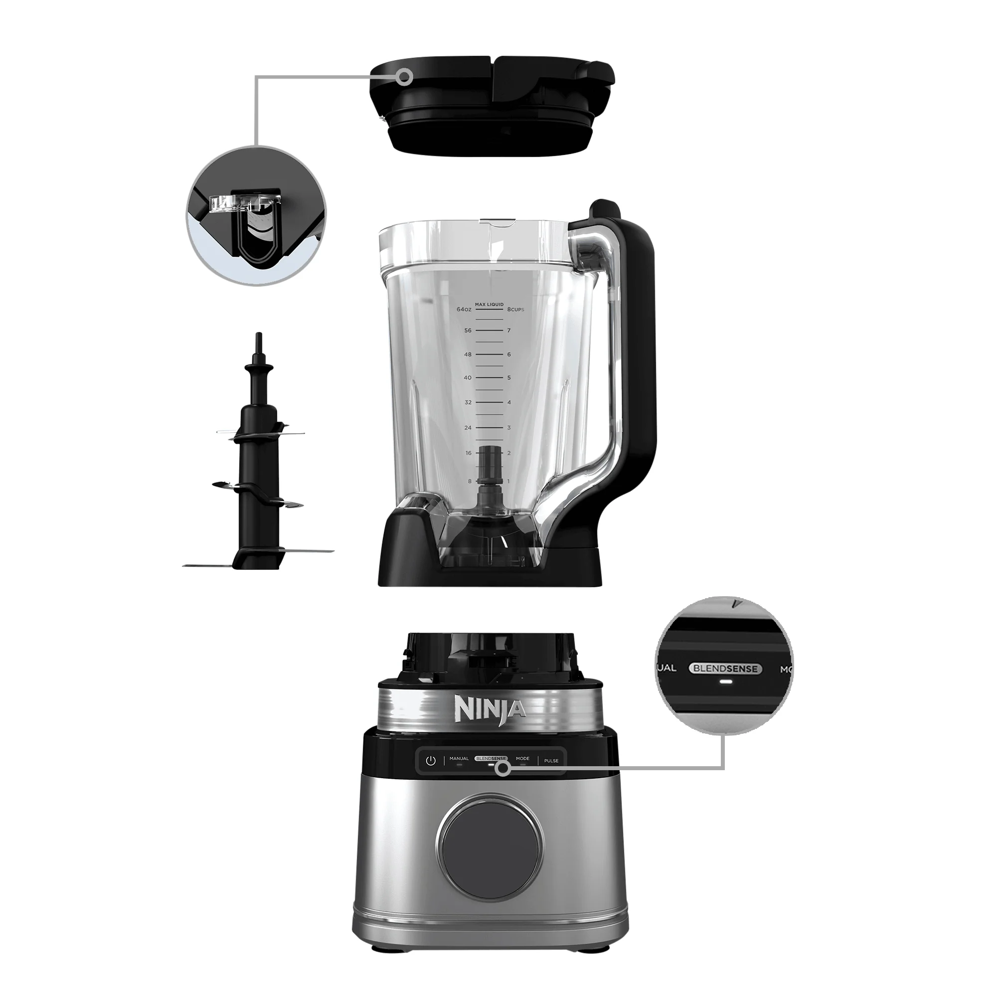 Licuadora Ninja Detect Power Pro Blendsense - Imagen 3