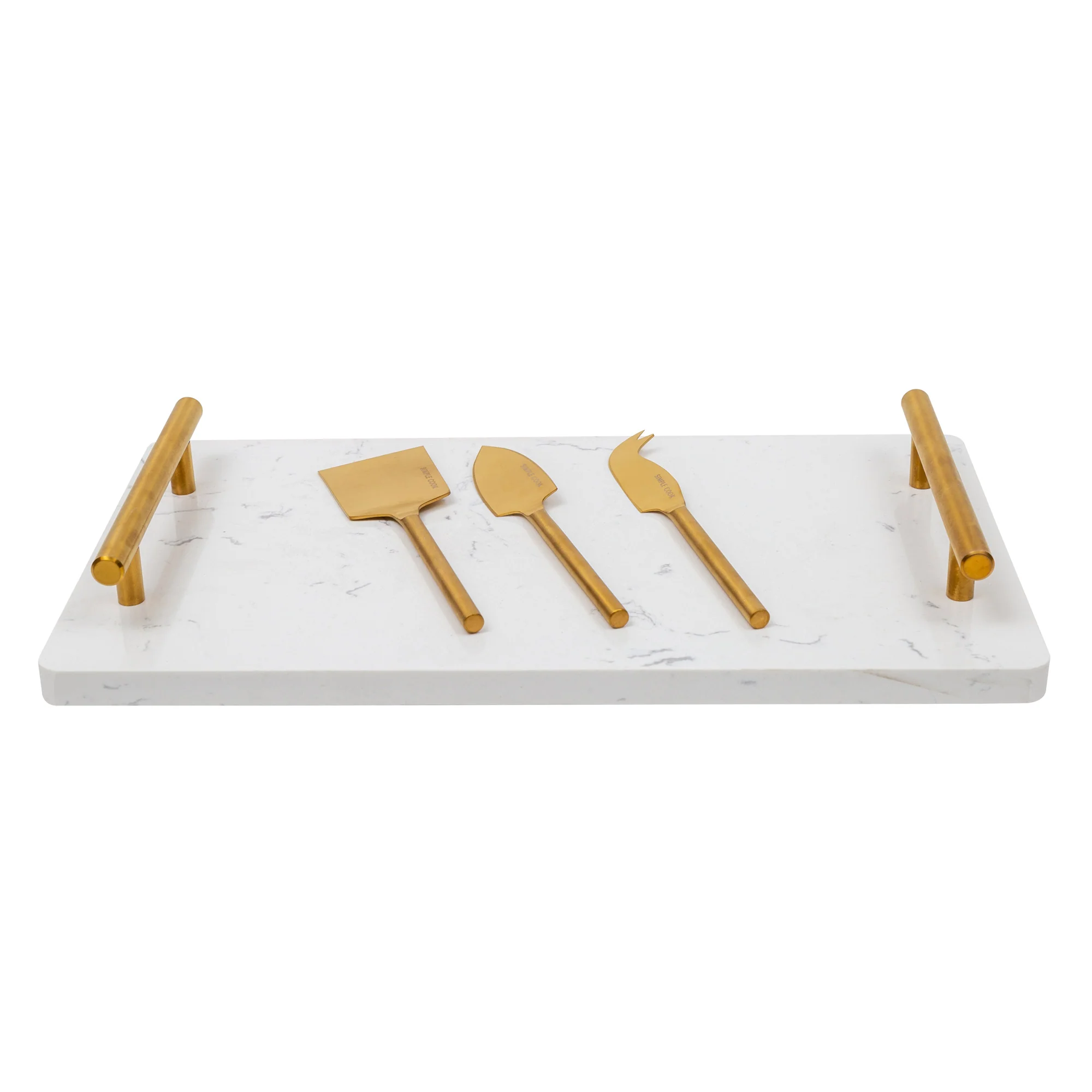 Set Tabla De Aperitivo Element + 3 Cuchillos Simple Cook - Imagen 6