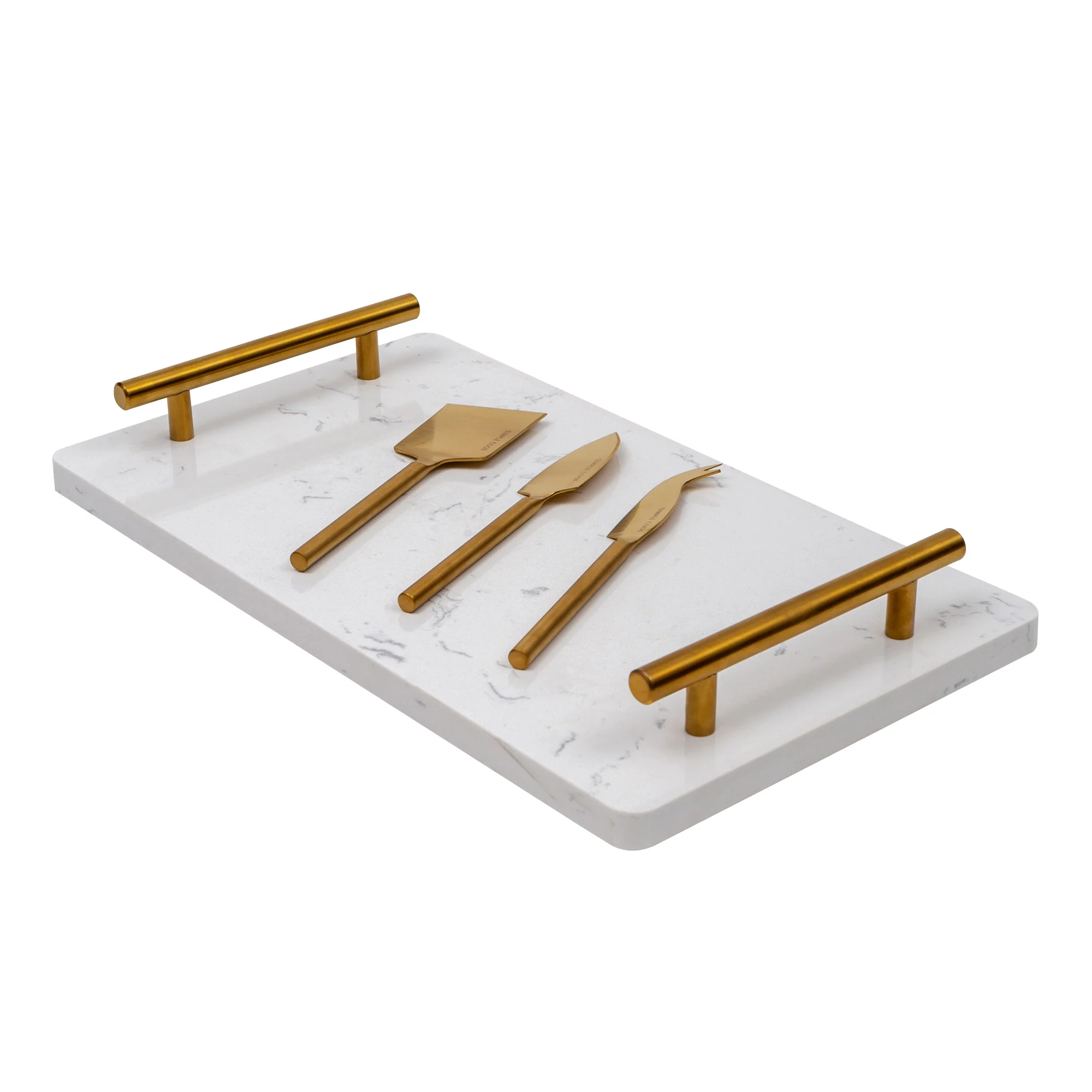 Set Tabla De Aperitivo Element + 3 Cuchillos Simple Cook - Imagen 7