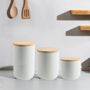 Set 3 Contenedores Cerámica Hermético Simplit