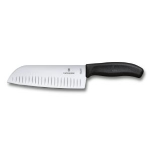 Cuchillo Santoku Swiss Classic Avéolos 17 cm Blister