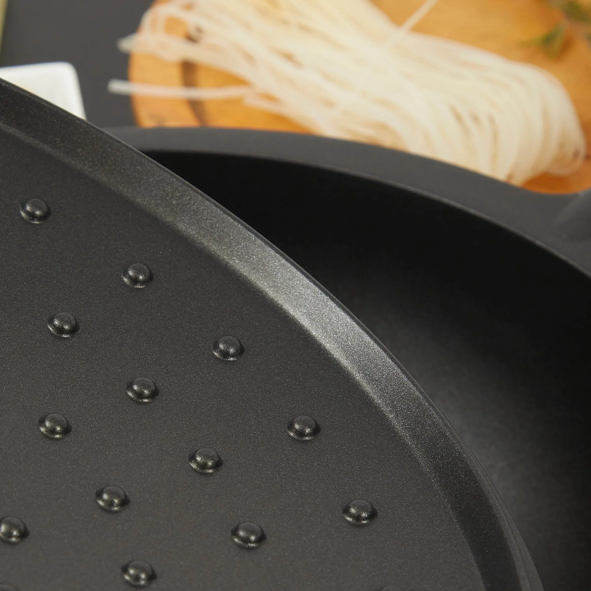 Wok Eco Nature Con Tapa 30 Cm Oroley - Imagen 3