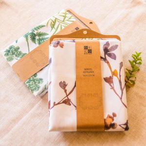 Set 2 Manteles Antimanchas Botánico y Pájaros 160x Decoexpress