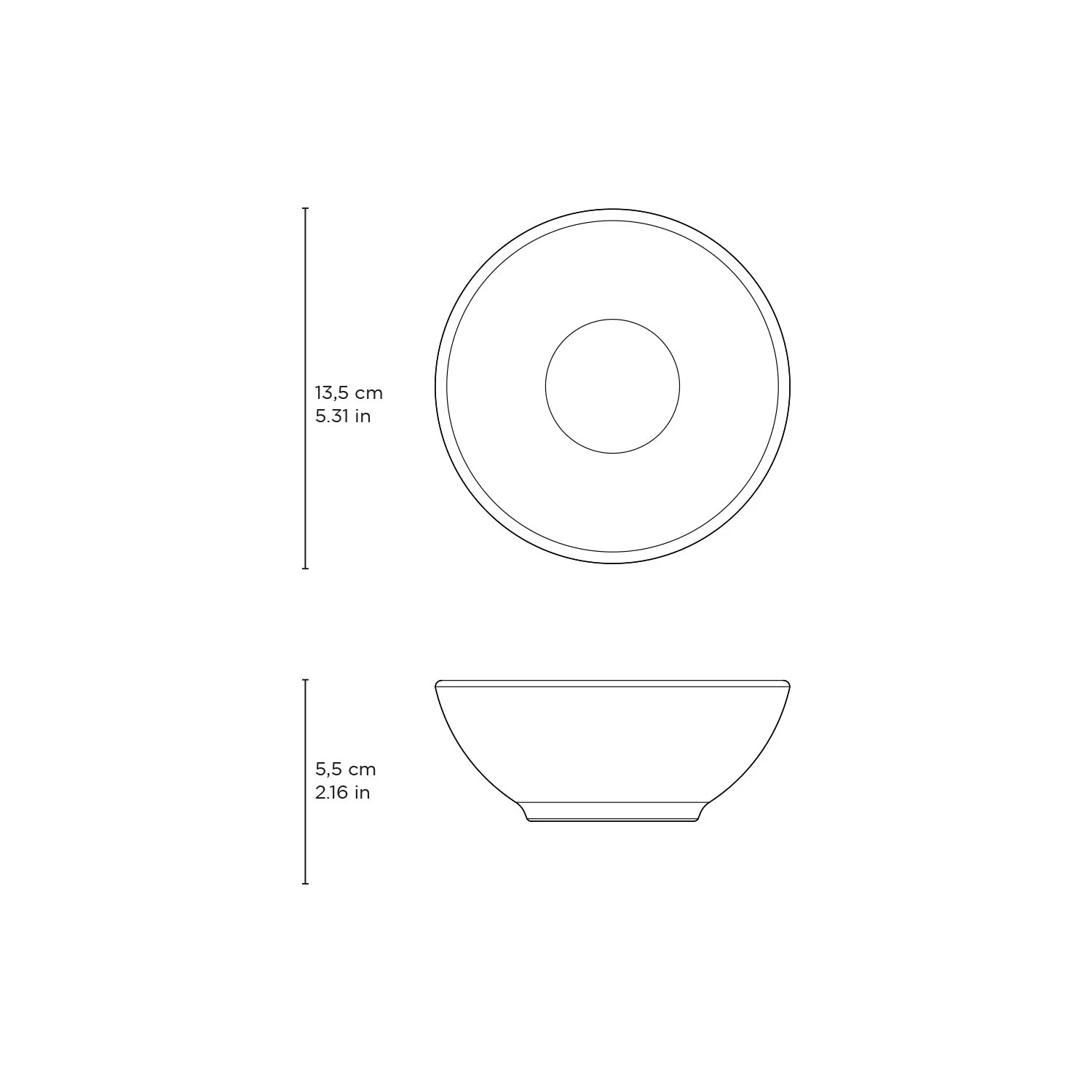 Set 6 Bowls Latte 360 Ml Aires Deco Home - Imagen 5
