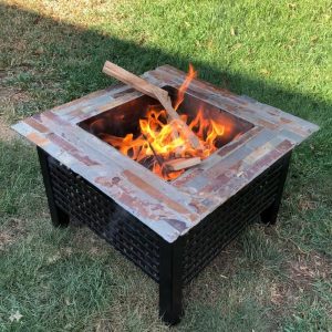 Brasero Fogón De Piedra Natural Para Terraza o Jardín Kas Chile