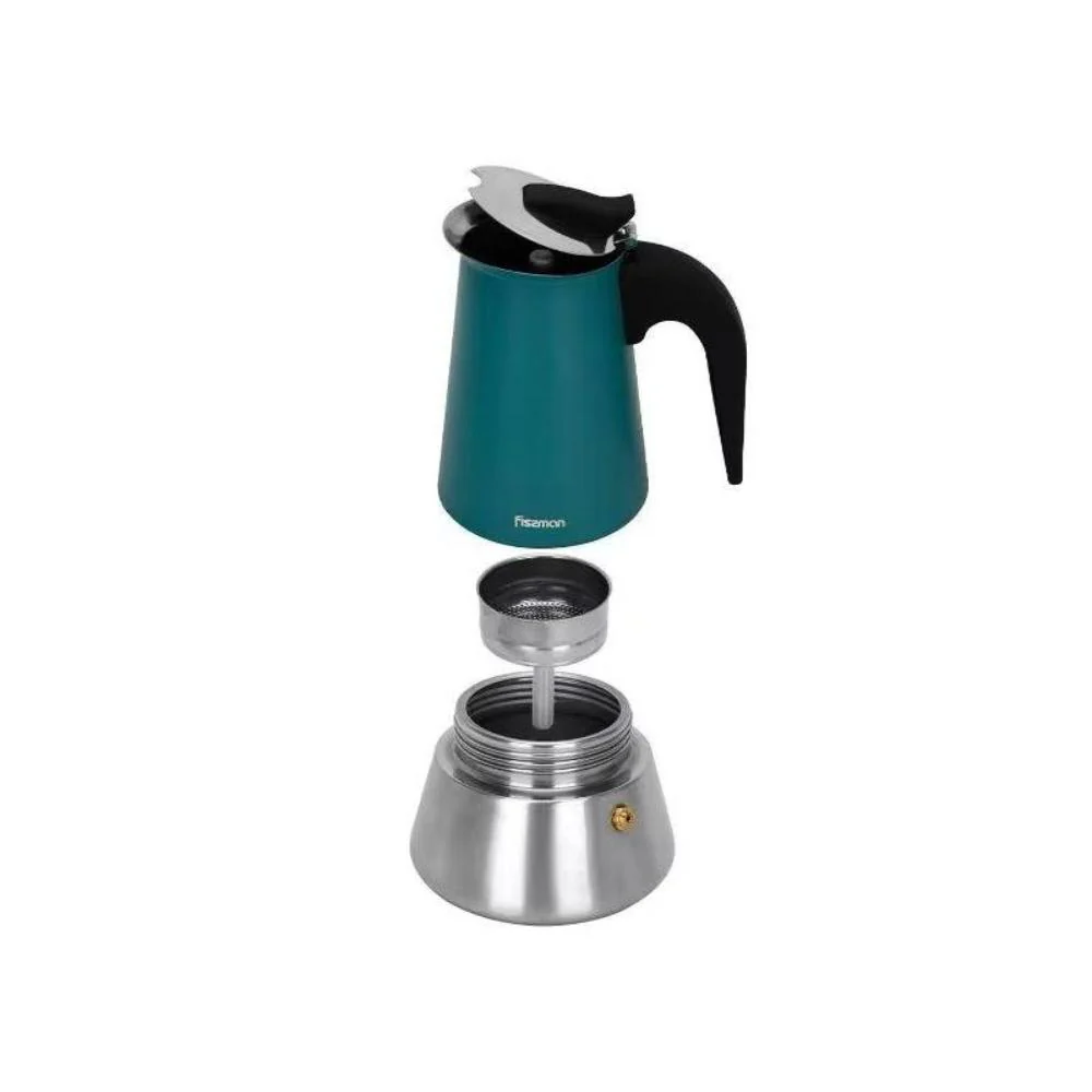 Cafetera Italiana Geyser 300 Ml Fissman - Imagen 3
