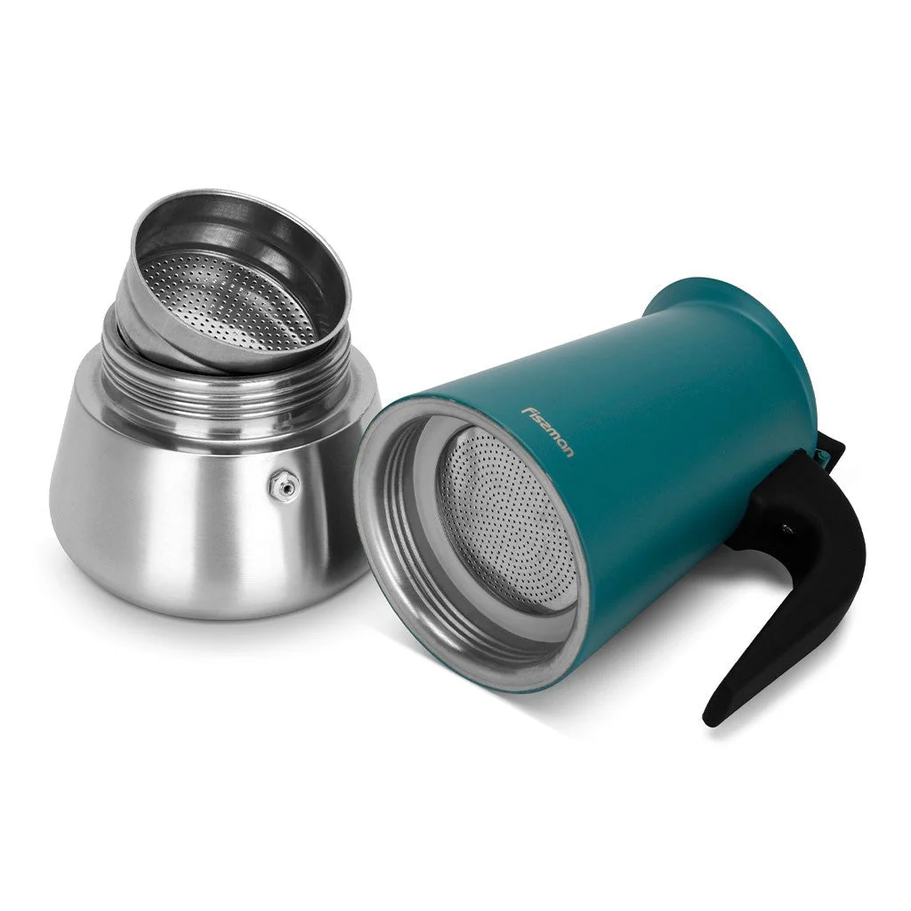 Cafetera Italiana Geyser 300 Ml Fissman - Imagen 4