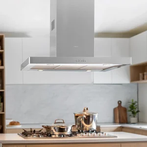 Campana Isla KI90XE 90 cm 820 m3/h Smeg