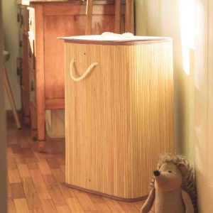 Canasto Ropa Bambú Decoexpress