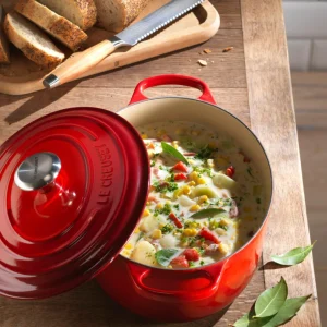 Cocotte Ovalada Cereza 27 Cm Le Creuset