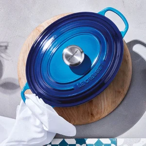 Cocotte Oval Azure 31 Cm Le Creuset