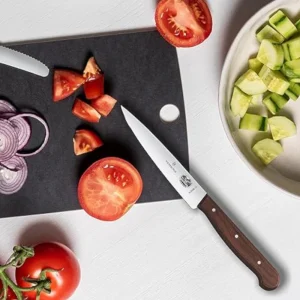 Cuchillo De Cocina Pequeño De Madera Hoja 12 Cm Victorinox