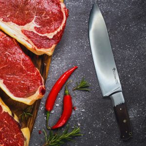 Cuchillo Chef 20 Cm Acero Sandvic 12C27 Mango Pakawood Koyam