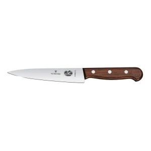 Cuchillo De Cocina Pequeño De Madera Hoja 15 Cm Victorinox