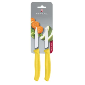 Set 2 Cuchillos Verdura Swiss Classic Mondador Hoja 8 Cm Victorinox