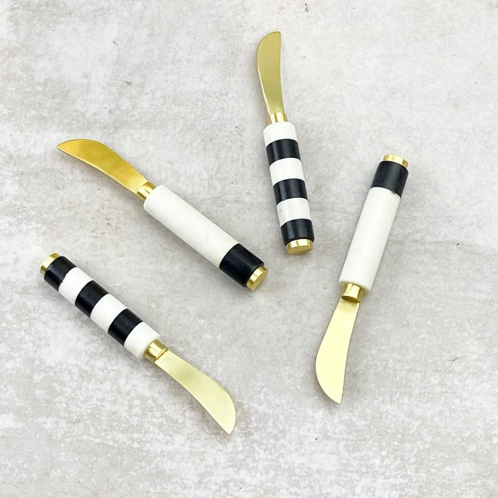 Cuchillos de Mármol Rayado