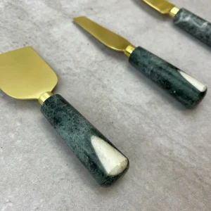 Cuchillos de Mármol Verde