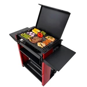 Parrilla a Carbón Alerce Full Red