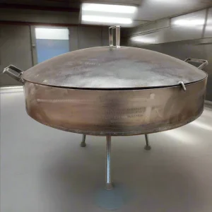 Disco De Arado Auténtico 45 Cm Con Tapa y Borde Alto  Kas Chile