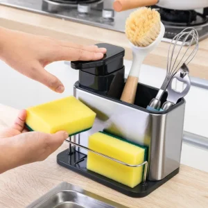 Dispensador De Lavalozas Con Soporte para Utensilios Santú Home & Deco