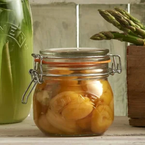 Set 2 Frascos Redondo con Cierre Clip 0.5 Lt Kilner