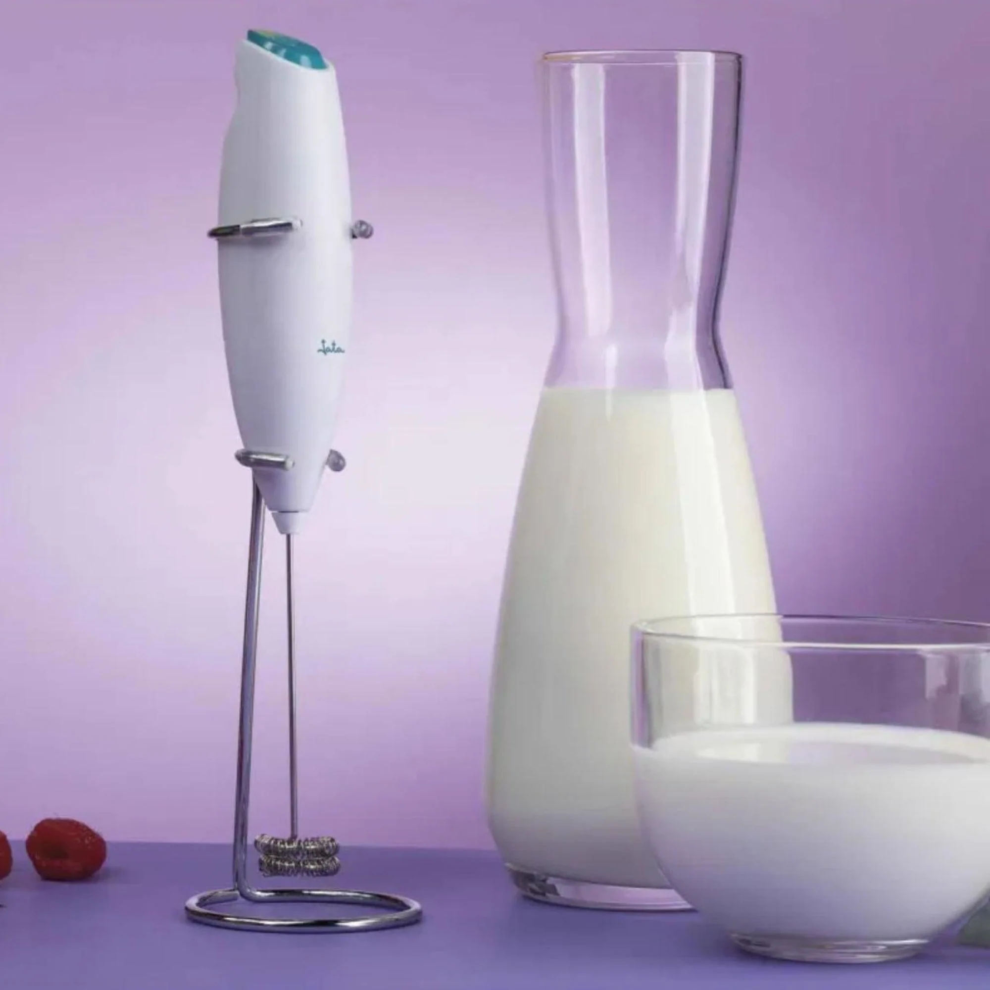 Espumador De Leche Y Minibatidor Capuccino Jata