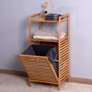 Estante de Bambú Para Lavandería Abatible Santú Home & Deco