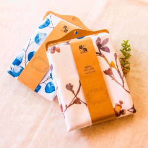 Set 2 Manteles Antimanchas Eucalipto y Pájaros 160x Decoexpress