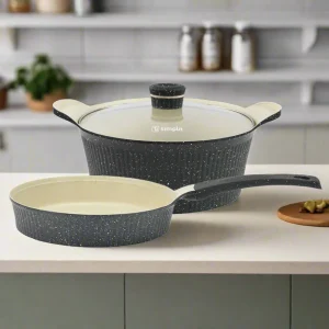 Kit Olla 28 Cm + Sartén 24 Cm Antiadherente Simplit