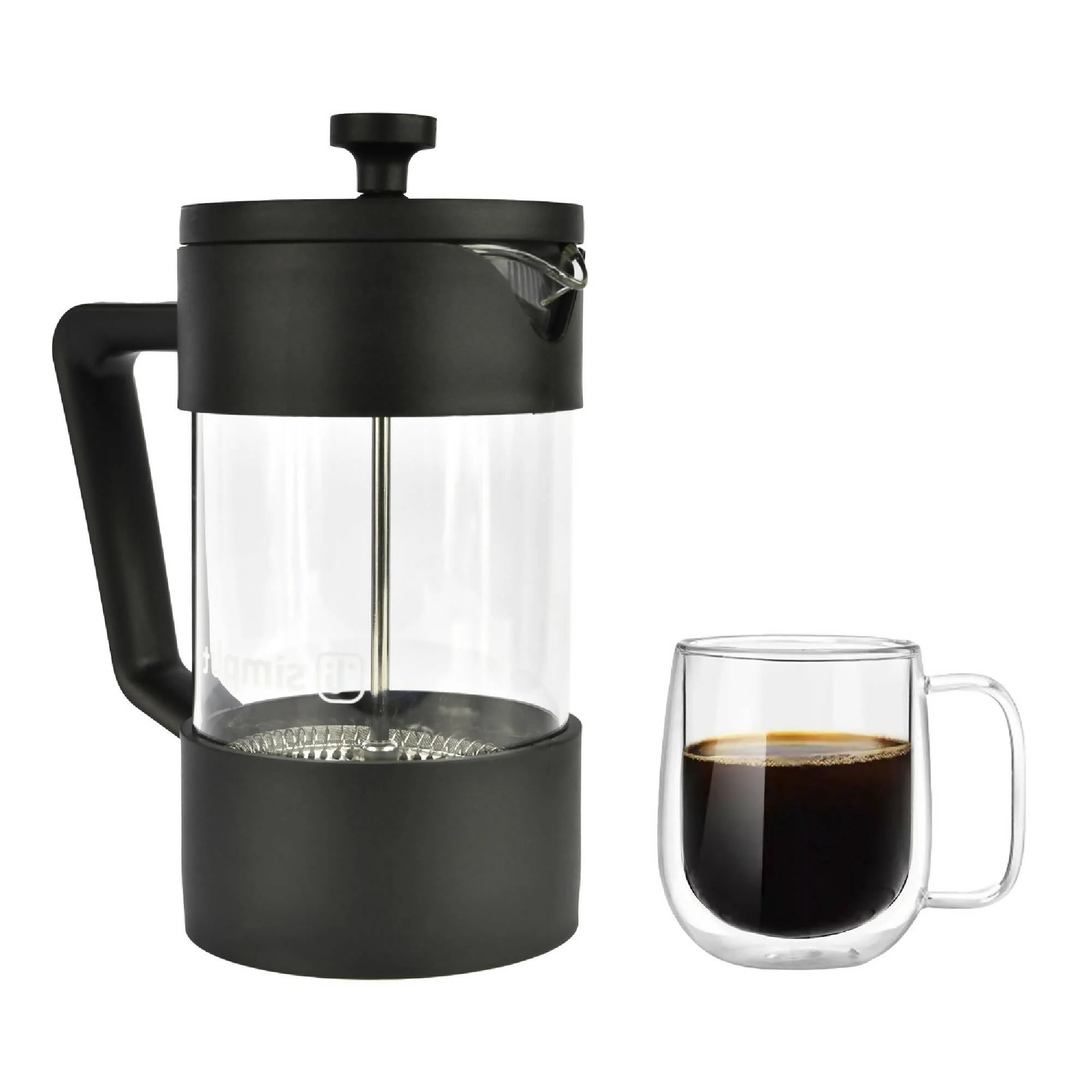 Pack Cafetera Francesa 600 ml +Taza Doble Pared 300 ml Simplit - Imagen 2