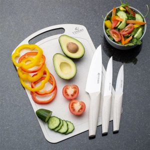 Set 3 Cuchillos con Tabla Organic Viners