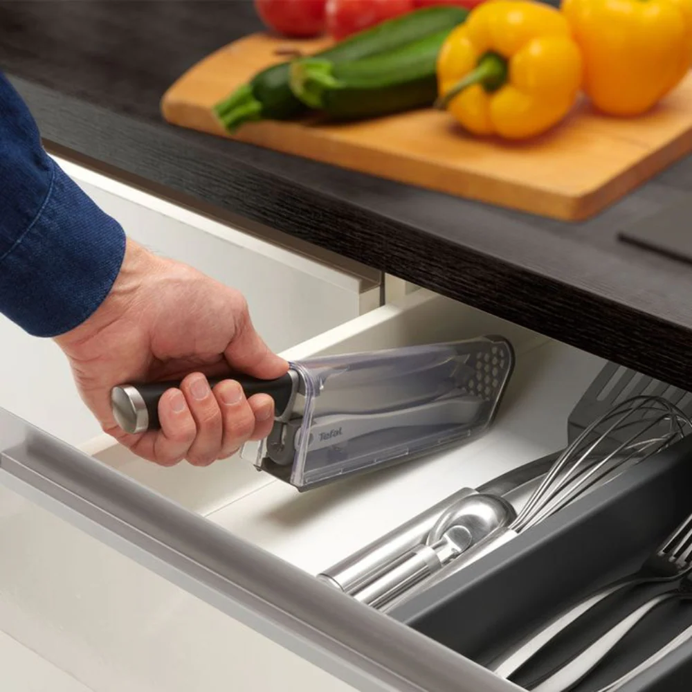 Cuchillo Eversharp Con Afilador Tefal - Imagen 2