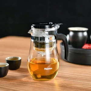 Tetera De Vidrio Con Infusor Gunfu 900 ml Fissman