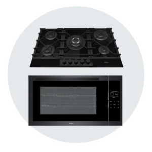 Kit Horno Empotrado Deluxe Prestige Chef 88 Lts FDV + Encimera a Gas Licuado Signature 5 Quemadores 90 cm FDV
