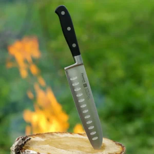 Cuchillo Chef Santoku Acero Kitakami 18 Cm Fissman