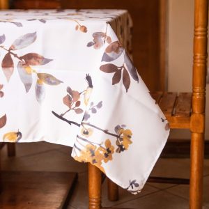 Mantel Antimanchas Pájaros 160x220 Cm Decoexpress