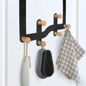 Organizador De Escobillas Para Puerta 6 Ganchos Santú Home & Deco