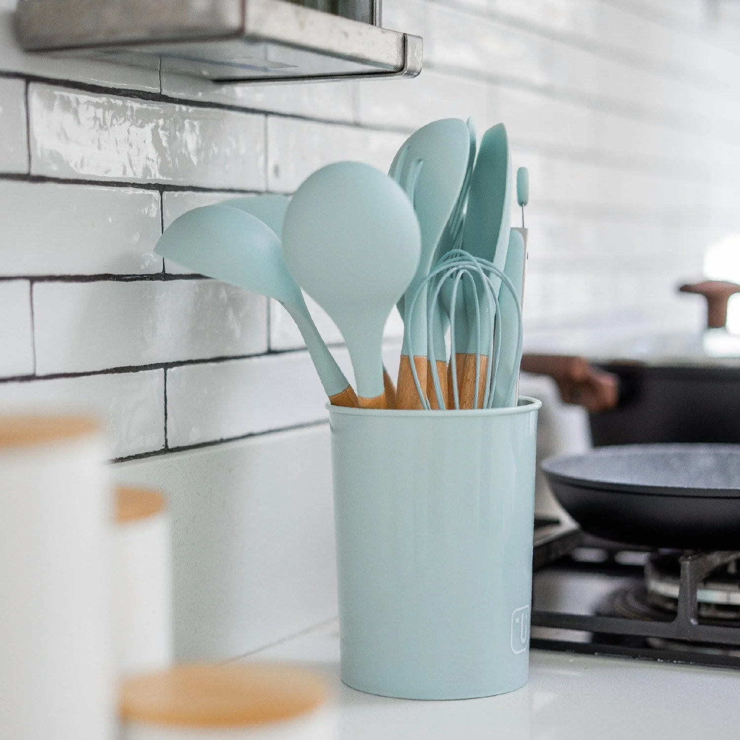 Pack Bateria Savannah 9 Pzs + Set 12 Utensilios Simplit - Imagen 3