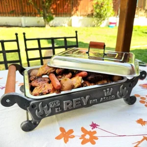 Parrilla Brasero De Mesa Con Tapa: El Rey Del Asado Kas Chile