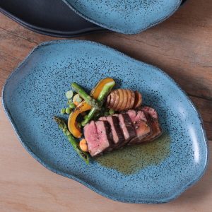 Set 4 Platos Ovalado Raso M Aires Deco Home