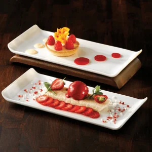 Plato Rectangular Blanco 17 Cms Churchill