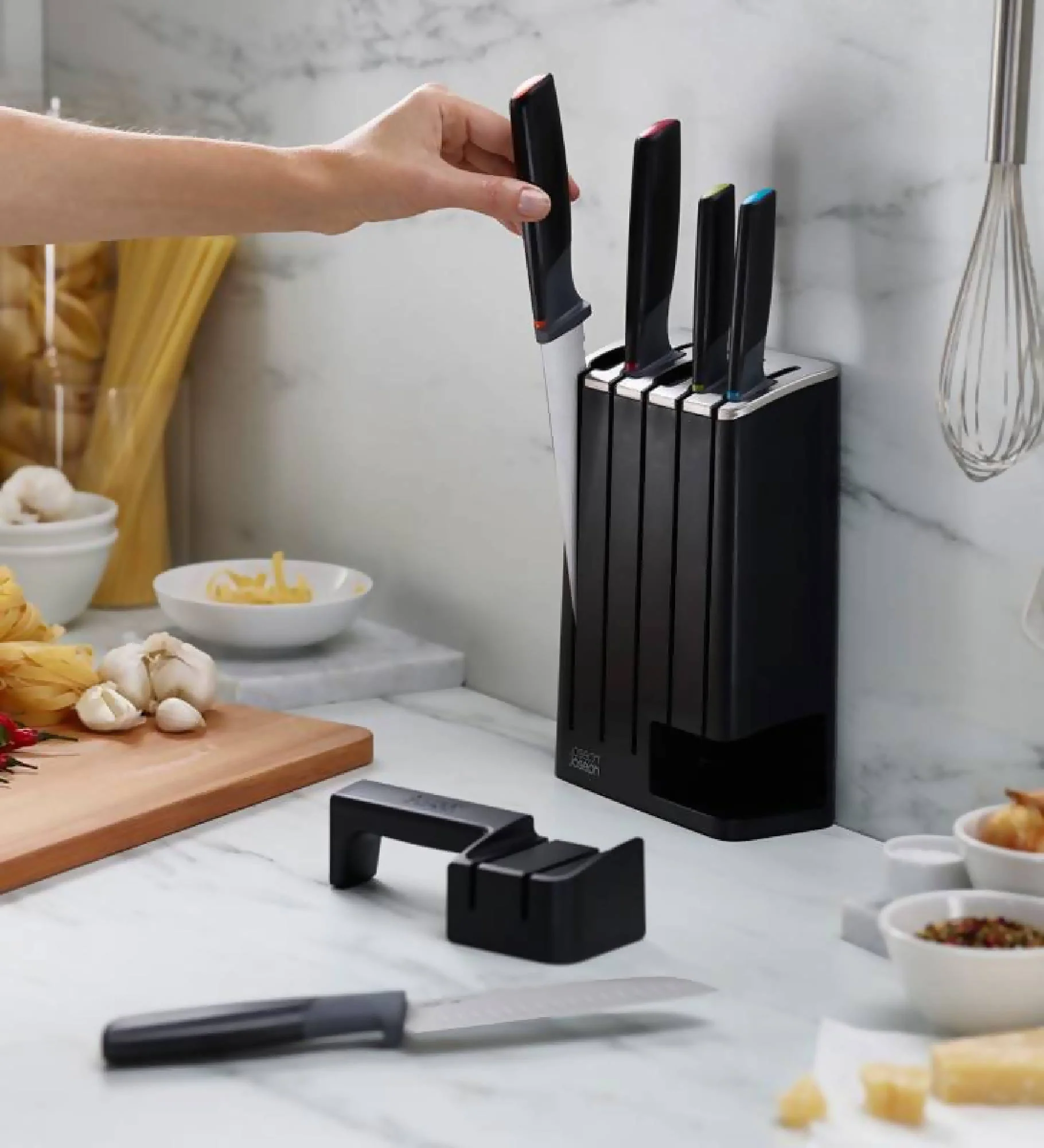 Set 5 Cuchillos Elevate Con Afilador - Imagen 2