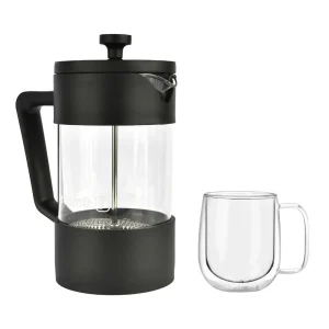 Pack Cafetera Francesa 600 ml +Taza Doble Pared 300 ml Simplit