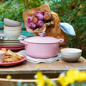 Olla Redonda Hierro Fundido Shell Pink 20 Cm Le Creuset