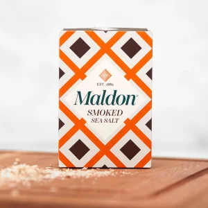 Caja de Sal de Mar Ahumada en Escamas 125 Grs Maldon