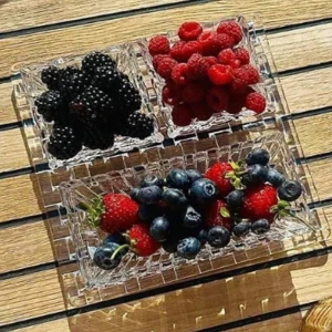 Set Plato Bossa Nova + 3 Pocillos Aperitivo Nachtmann